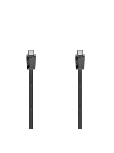 Кабел Hama 200656, от USB Type-C(м) към USB Type-C(м), 1 m, черен