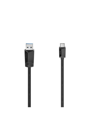 Кабел Hama 200652, от USB A(м) към USB C(м), 1.5m, черен