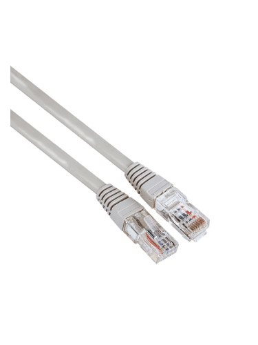 Пач кабел Hama 200909, UTP, Cat.5e, 1.5m, сив, bulk