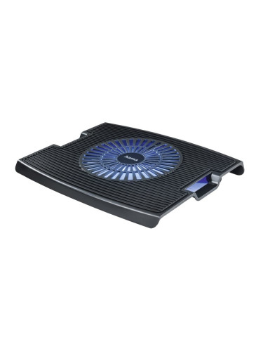 Охлаждаща поставка за лаптоп HAMA Wave, за лаптоп до 15.6"(39.62cm), LED подсветка, черен