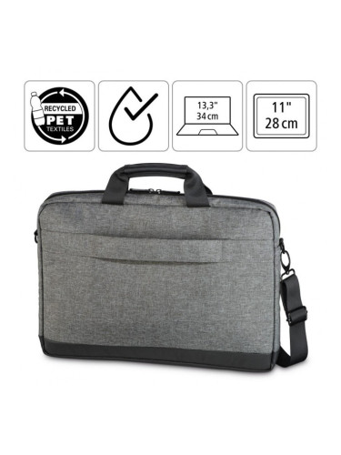 Чанта за лаптоп HAMA Terra, до 13.3" (33.78 cm), Допълнителен джоб за таблети до 11" (27.94 cm), сива