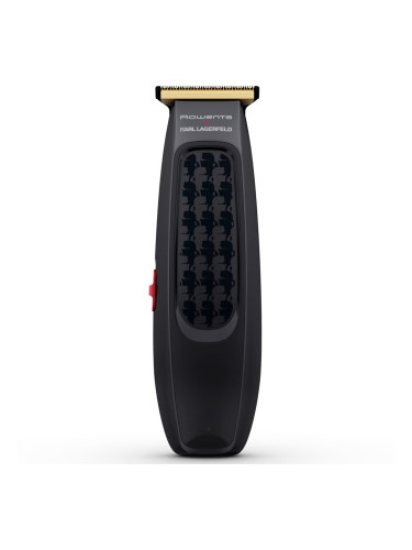 Машинка за подстригване Rowenta Karl Lagerfeld (TN182LF0), фиксиран гребен за коса и брада, 4 дължини на подстригване, до 90 минути време на работа, черна