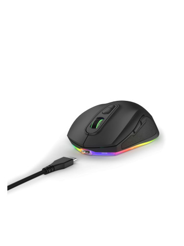 Мишка Hama uRage Reaper 340, оптична (8000 dpi), USB, черна, гейминг, RGB подсветка, 7 програмируеми бутона