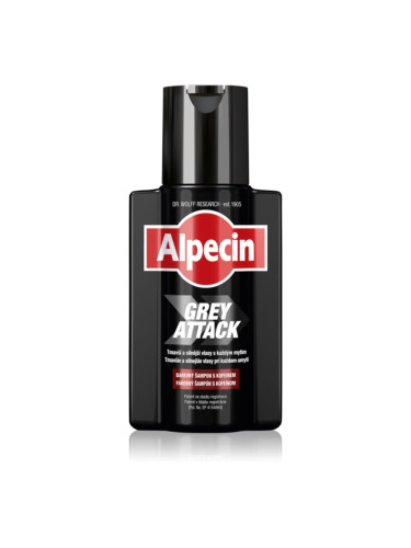 Alpecin Grey Attack шампоан с кофеин срещу побеляване на косата за мъже 200 мл.