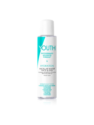 YOUTH Hydration Micellar Water Face & Eyes почистваща мицеларна вода за лице и очи 100 мл.