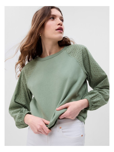 Green women's sweatshirt GAP