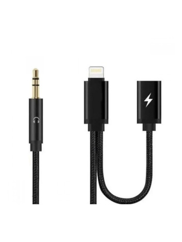 iP3.5MM+Lightning Charging & Audio Cable, JH-038