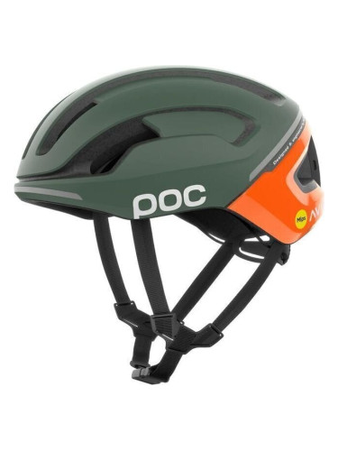 POC Omne Beacon MIPS Fluorescent Orange AVIP/Epidote Green Matt 54-59 Каска за велосипед