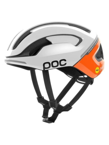 POC Omne Beacon MIPS Fluorescent Orange AVIP/Hydrogen White 50-56 Каска за велосипед