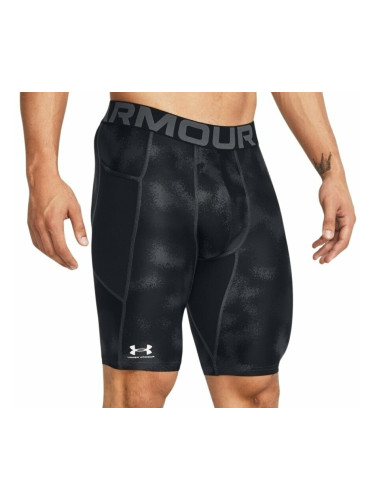 Under Armour Men's UA HG Armour Printed Long Shorts Black/White S Фитнес панталон