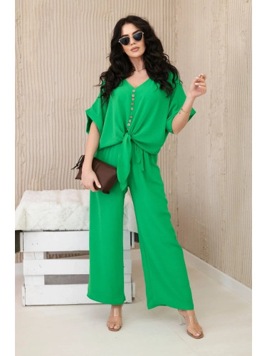 Set of blouses with trousers light green