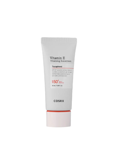 Слънцезащитен крем за лице и тяло с Витамин Е SPF50+ COSRX Vitamin E Vitalizing Sunscreen