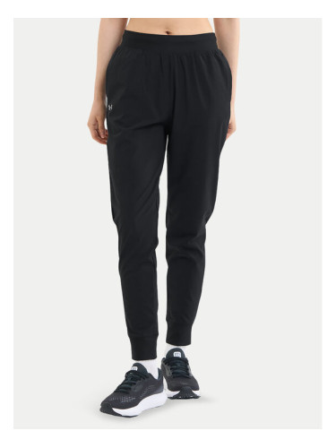 Under Armour Долнище анцуг Armoursport High Rise Wvn Pnt 1382727-001 Черен Loose Fit