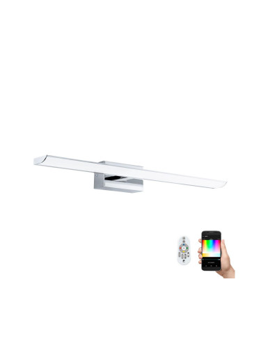 Eglo 98451 - LED RGB Димируема лампа за баня LED/15,6W/230V IP44 + дистанционно