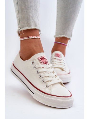 Women's Low Sneakers Big Star White