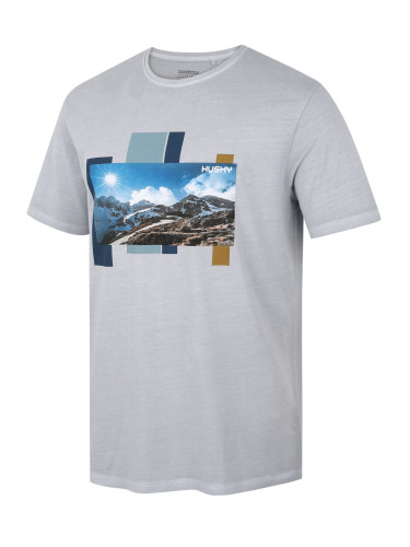 Men's cotton T-shirt HUSKY Tee Skyline M light grey