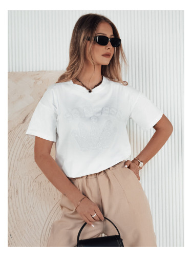 T-shirt damski PRINCY biały Dstreet