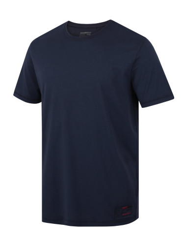 Men's cotton T-shirt HUSKY Tee Base M dark blue