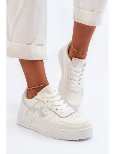 Women's White Zeparine Platform Sneakers