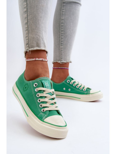 Women's Low-Top Sneakers Big Star Green