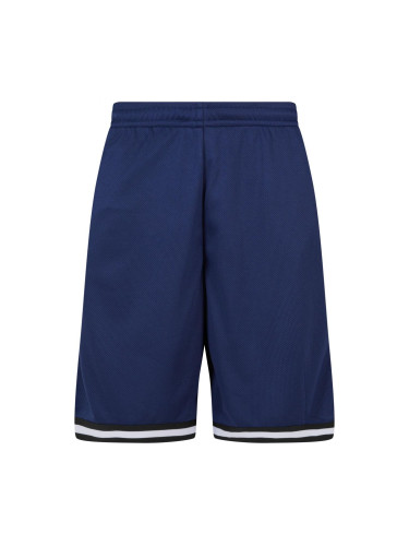 Men's Stripes Mesh Shorts - Navy Blue/Black/White