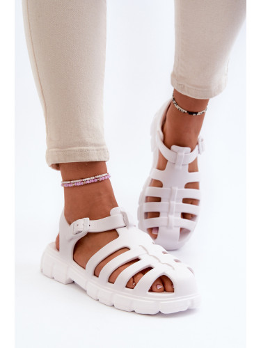 Boto Дамски дунапренени сандали Roman White Gasaria