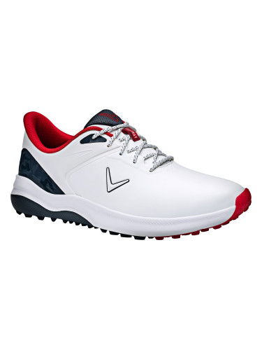 Callaway Lazer Mens Golf Shoes White/Navy/Red 40