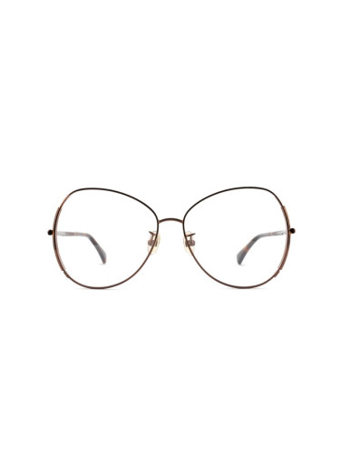 Max Mara MM 5001-H 036 14 57 - диоптрични очила, кръгла, дамски, кафяви