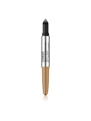 Clinique High Impact™ Shadow Play сенки за очи в молив дуо цвят Sparkling wine + Caviar 1.9 гр.