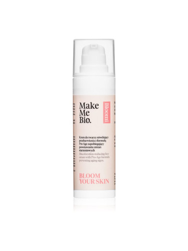 Make Me BIO Bloomi Bloom Your Skin уеднаквяващ тена хидратиращ крем против признаци на стареене 30 мл.