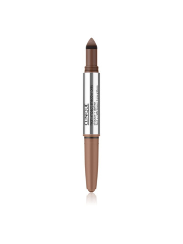 Clinique High Impact™ Shadow Play сенки за очи в молив дуо цвят Double Latte 1.9 гр.