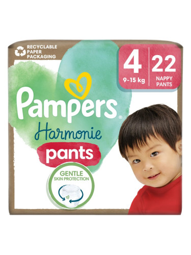 Pampers Harmonie Pants Size 4 пелени-гащички 9-15 kg 22 бр.