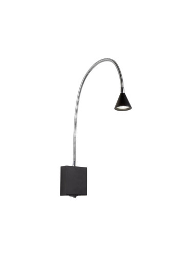 Lucide 18293/03/30 - LED Гъвкава малка лампа BUDDY LED/3W/230V черен