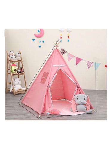 Детска палатка за игри навън и у дома, Розова