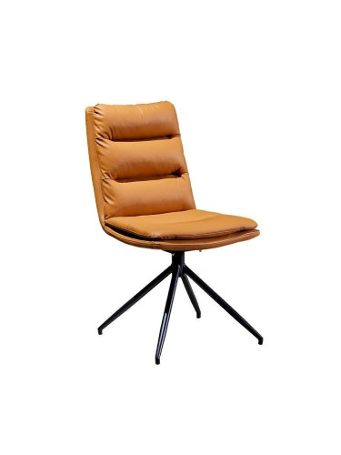 Стол с функция въртене на 180 градуса и автоматично връщане, оранжев