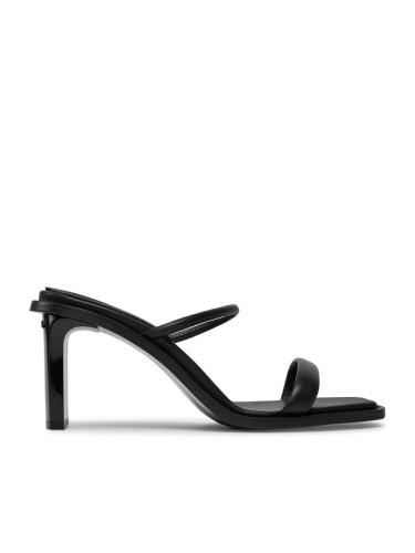 Calvin Klein Чехли Padded Curved Stil Slide 70 HW0HW01992 Черен