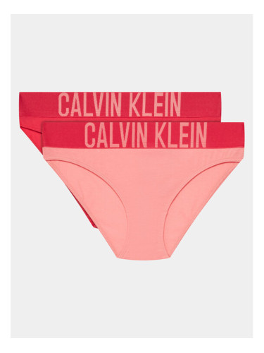 Calvin Klein Underwear Комплект 2 чифта бикини G80G800670 Розов