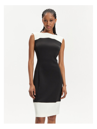 Calvin Klein Коктейлна рокля Neoprene K20K207029 Черен Slim Fit
