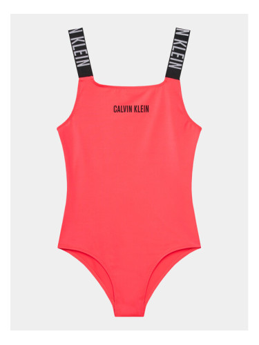 Calvin Klein Swimwear Бански костюм KY0KY00086 Червен