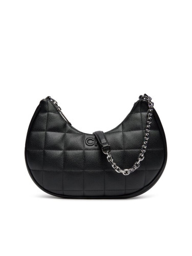 Calvin Klein Дамска чанта Square Quilt Chain Shoulder Bag K60K612018 Черен