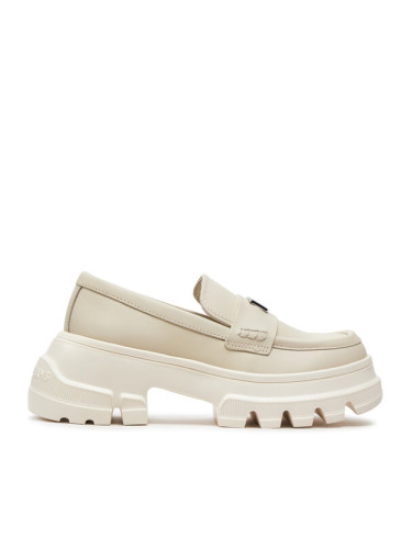 Tommy Jeans лоуфъри с дебела подметка Tjw Chunky Loafer EN0EN02504 Бежов