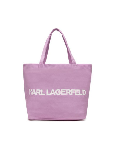 KARL LAGERFELD Дамска чанта 240W3870 Виолетов