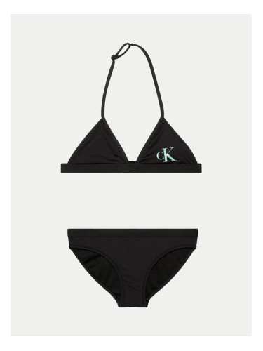 Calvin Klein Swimwear Бански костюм KY0KY00065 Черен