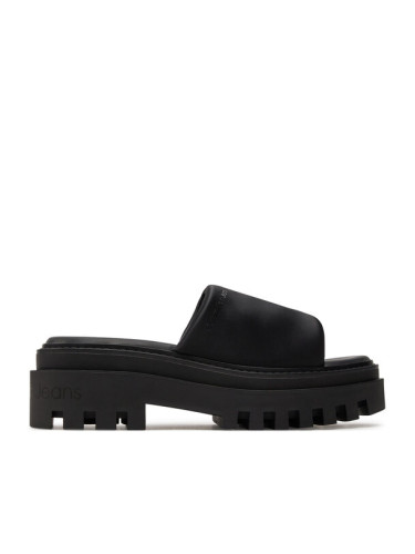 Calvin Klein Jeans Чехли Toothy Combat Sandal In Dc YW0YW01339 Черен