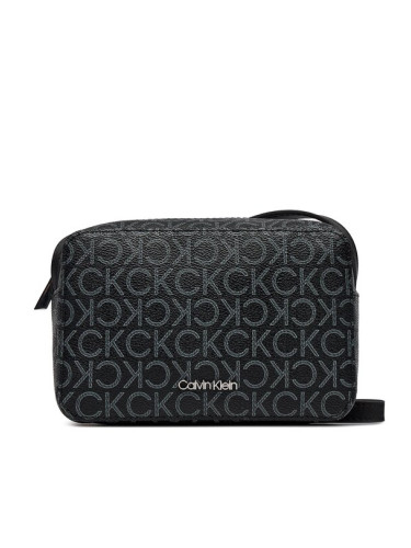 Calvin Klein Дамска чанта Ck Must Camera Bag Mono K60K610294 Черен