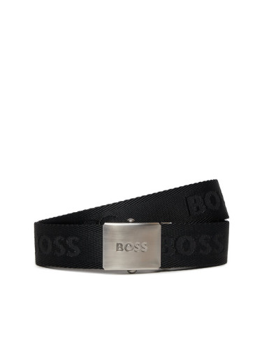 Boss Мъжки колан Icon Ro J Sz35 50481646 Черен