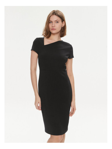 Calvin Klein Коктейлна рокля K20K206277 Черен Regular Fit