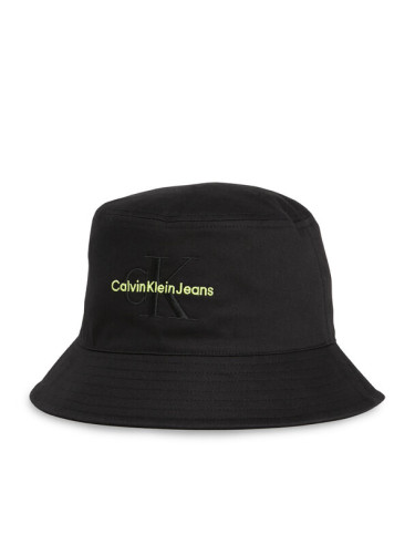 Calvin Klein Jeans Капела Monogram Bucket Hat K60K611029 Черен