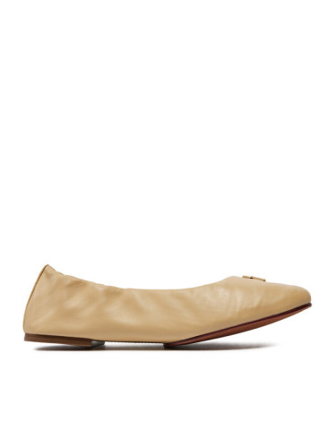 Tommy Hilfiger Балеринки Th Elevated Elastic Ballerina FW0FW07882 Бежов