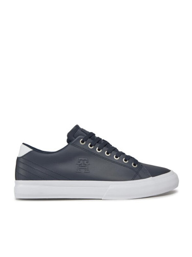 Tommy Hilfiger Сникърси Th Hi Vulc Street Low Lth Ess FM0FM04896 Син